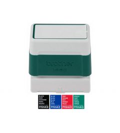 Stempel Brother PR-1850 | 18x50mm | Czarny, Niebieski, Czerwony, Zielony