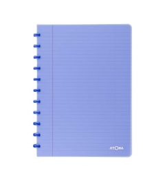 Atoma | Notebook Systeem | Robust transparant | A4 | blauw