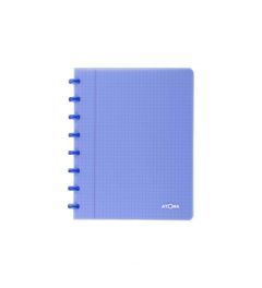 Atoma | Notebook Systeem | Robust transparant | A5 | blauw