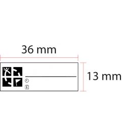 Geocaching Stempel 36x13 mm